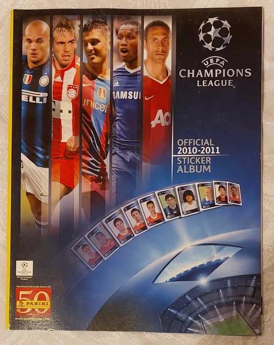 Caderneta futebol liga dos campeões 2010/11