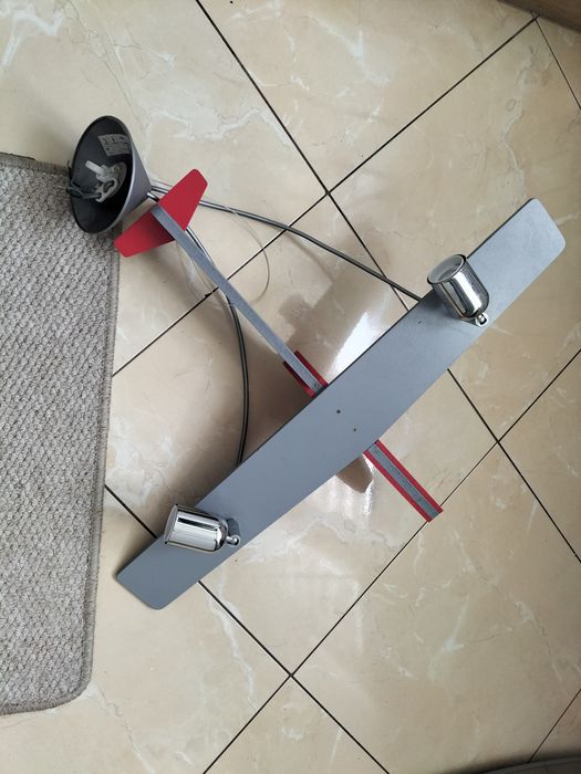 Lampa   samolot drewniana