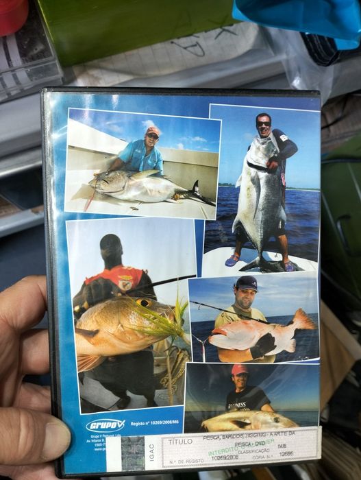 4 DVDS sobre pesca