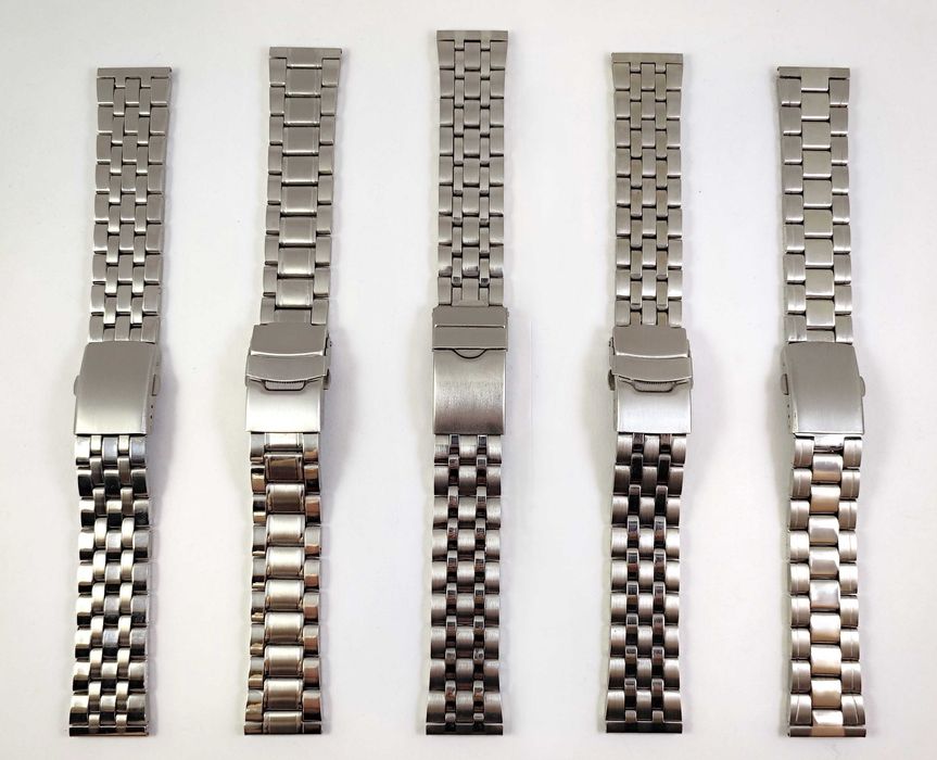 Новые браслеты ремешки для часов с ушками на 20 мм. Нержавеющая сталь.