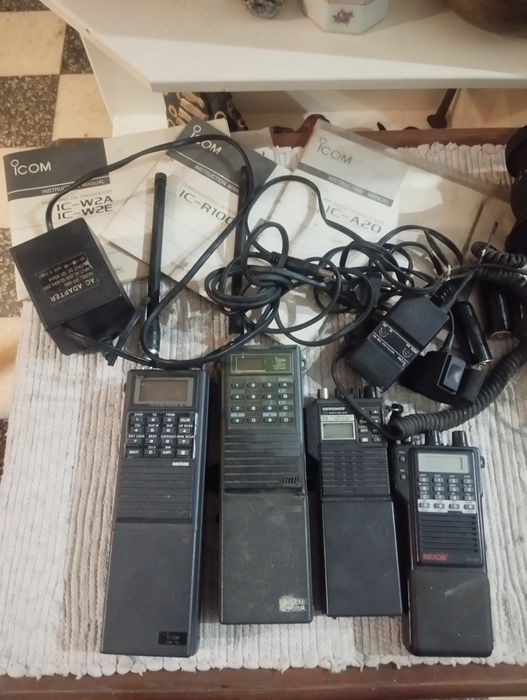 Lote de rádios transceptor de banda aérea icom