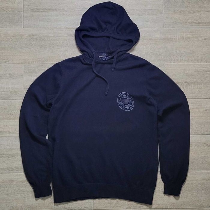 Худи Armani Jeans slim шерсть хлопок