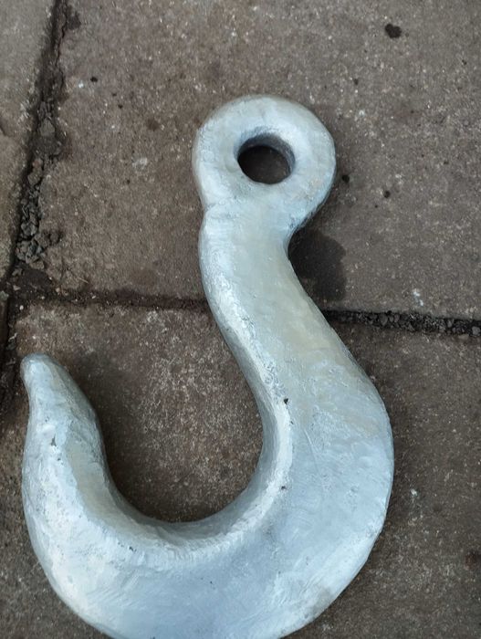 Duży hak stalowy 8 kg , mocny , ciężki 34 cm