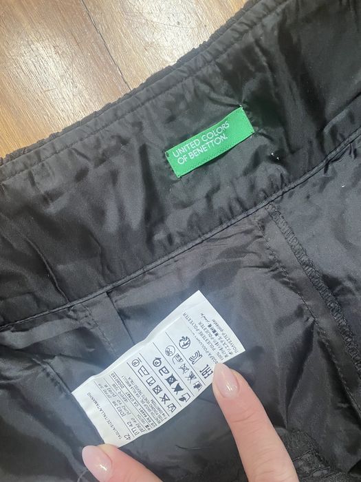Spodnie koronkowe czarne Benetton rozmiar 38