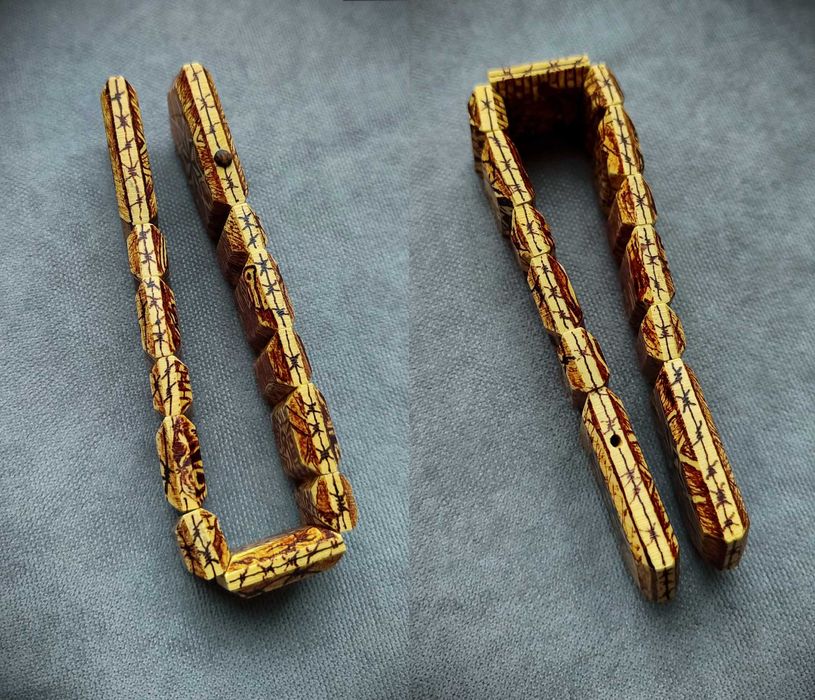 Винтажные четки ручной работы Бильярдный шар СССР Чотки Перекидные ИТК