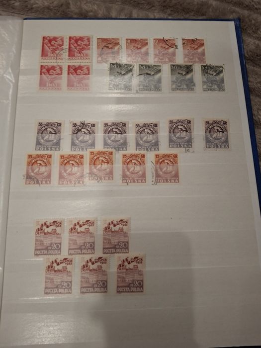 Klaser, różne kraje, bardzo dobry stan 16 stron