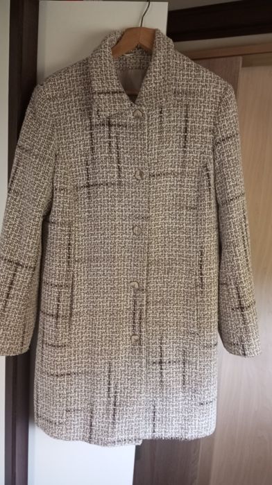 Płaszczyk wełniany damski 46