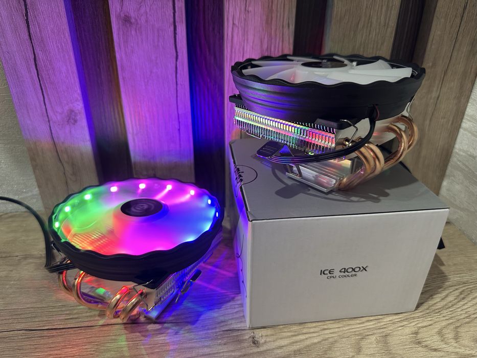 Башенный кулер для процессора Intel / AMD AIGO ICE400X (TDP 120 Вт)