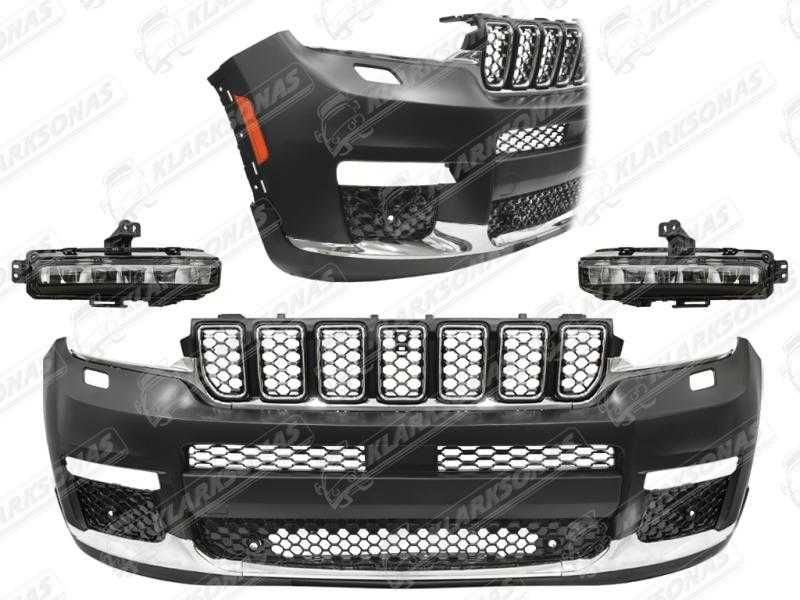 Бампер передній , комплектний JEEP GRAND CHEROKEE, 07.2021 +