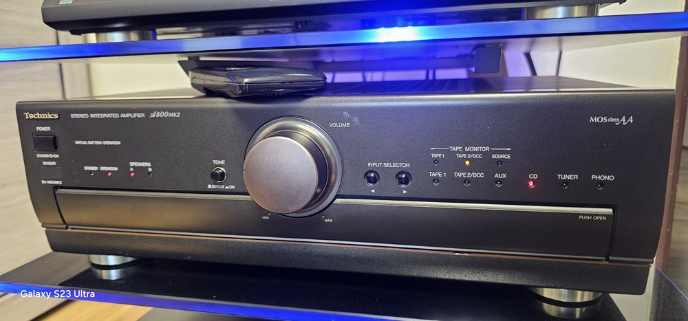 Technics SU-A800M2 zintegrowany wzmacniacz mocy+oryginalny  pilot-bdb stan