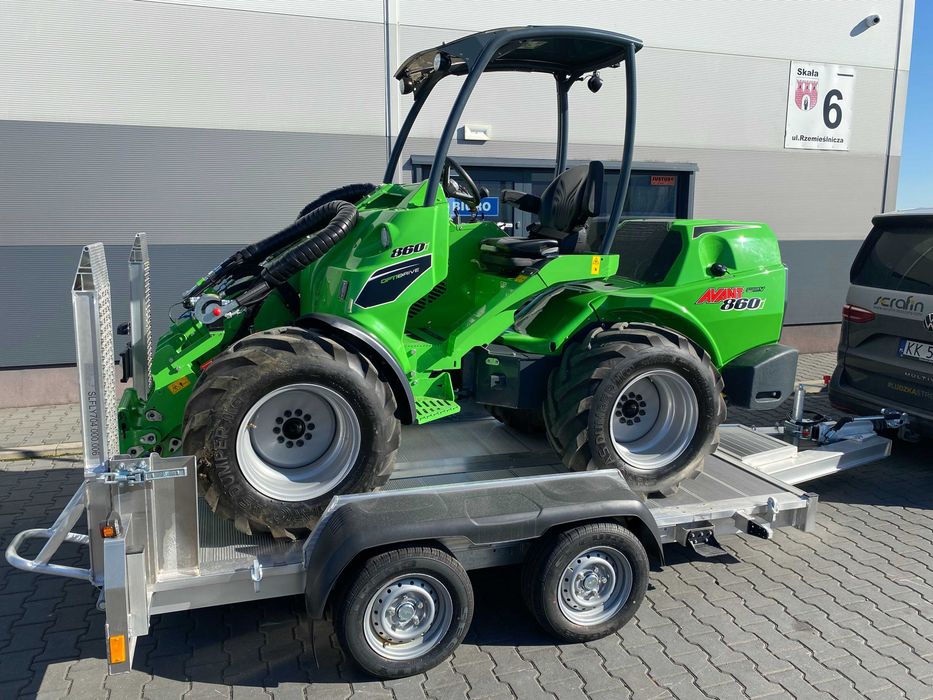 Lekka aluminiowa przyczepa transportowa