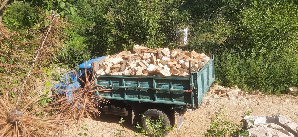 Дрова паливні твердих порід бук,граб,дуб,акація,береза порізані поколо