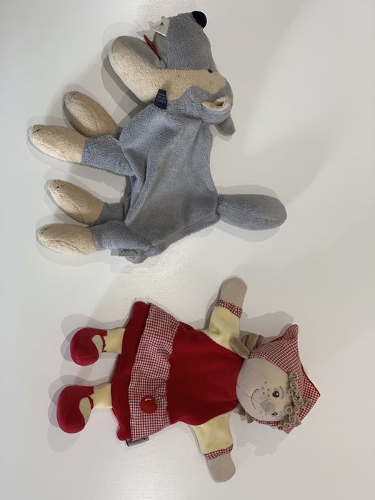 Pack 2 Fantoches Capuchinho Vermelho e Lobo Mau Sterntaler