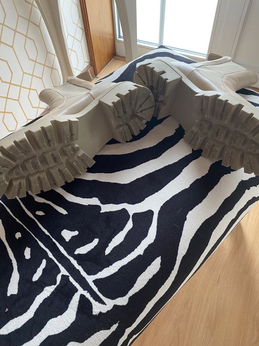 Botas elastico bege zara