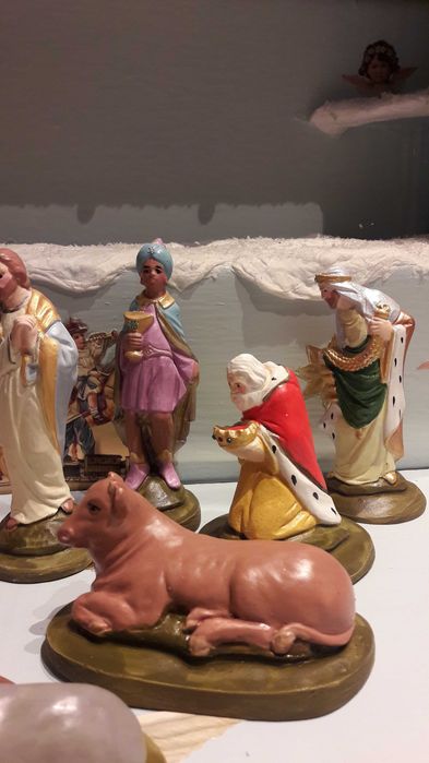 Figurki do szopki bożonarodzeniowej. 12 cm.