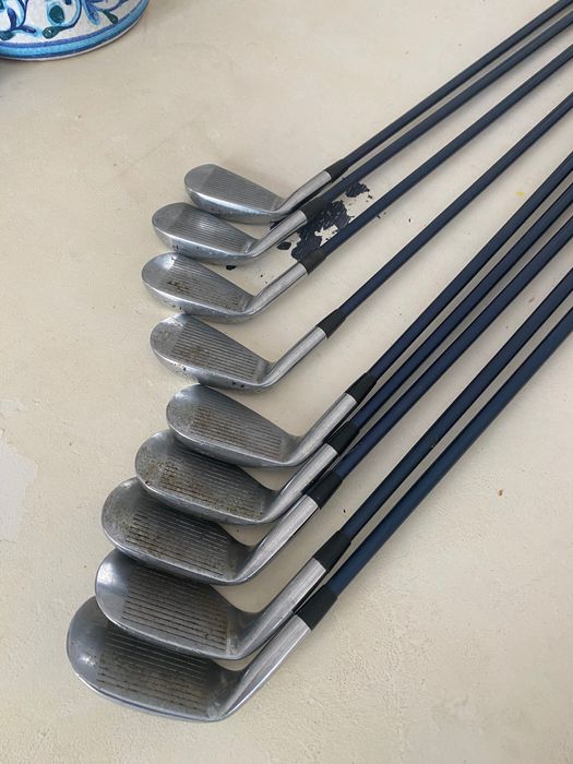 Iron set Mizuno MX-20 ( T-Zoid ) grain flow forged .