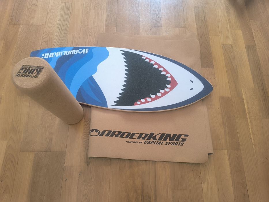 Balance board - Tábua de Equilíbrio BoarderKING – Tubarão | Completa