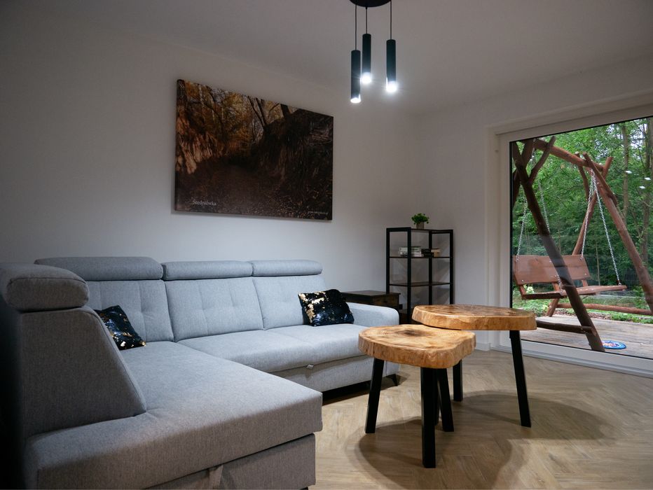 Wynajem domków w lesie, Roztocze, Zwierzyniec, JACUZZI, SAUNA, SPA