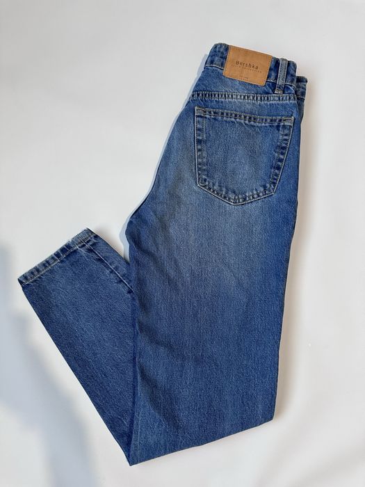 Джинси мом блакитні Bershka mom