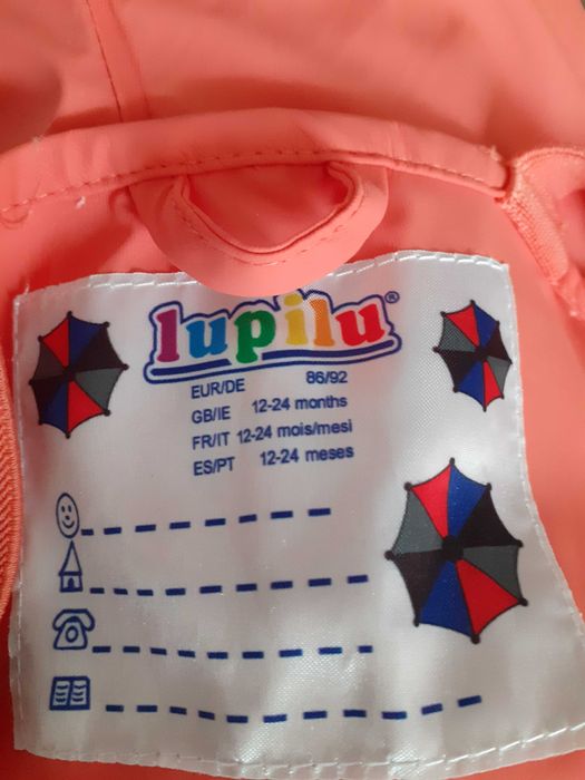 Spodnie przeciwdeszczowe Lupilu 86/92