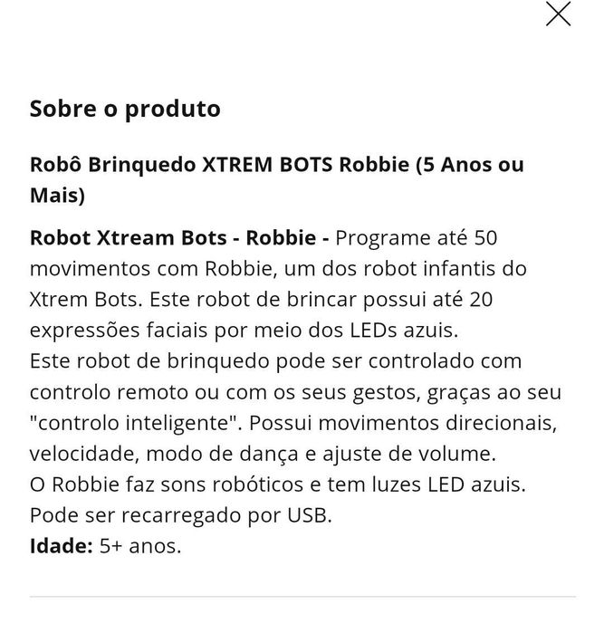 Robot Xtrem Robbie