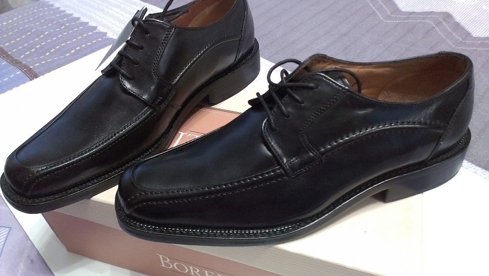 Новые мужские кожаные туфли Borelli