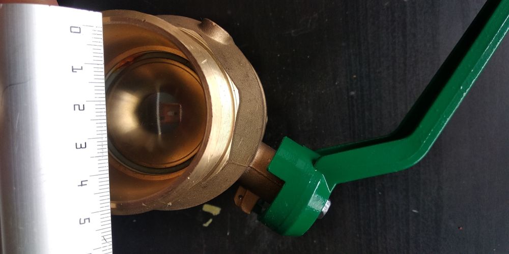 Mosiądz mosiężny zawór kulowy wody  NOWY