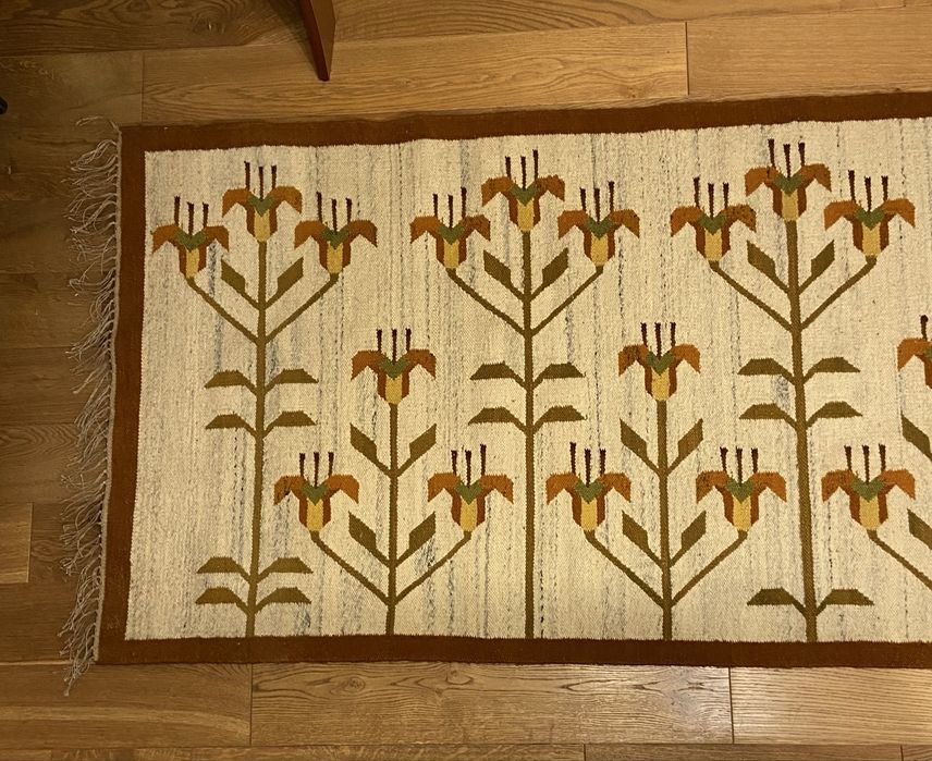 Wzorzysty prostokątny kilim