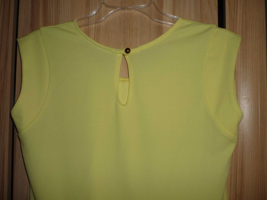 Żółta elegancka bluzka roz. S/M