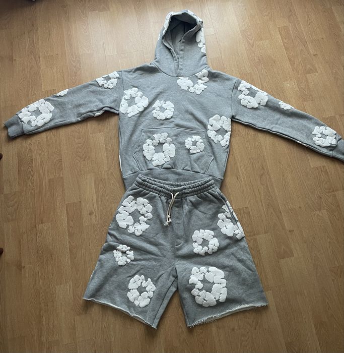 Denim Tears Sweat e calção Cinzento