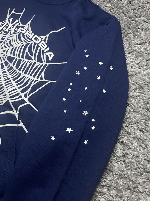 Hoodie azul escuro ( spyder )