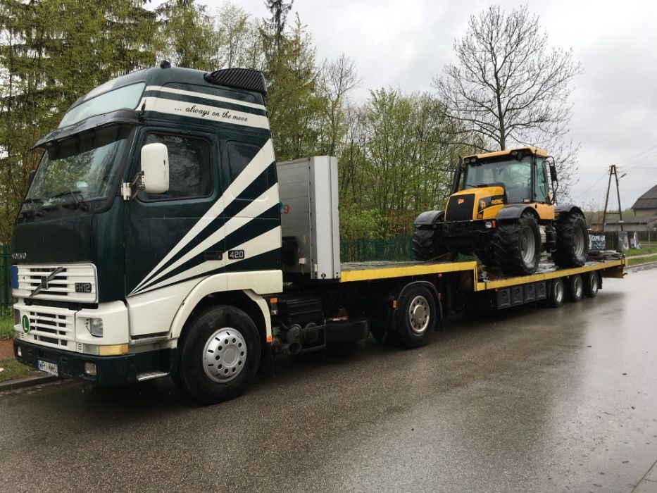 Transport niskopodwoziowy, niskopodwozie maszyn budowlanych rolniczych