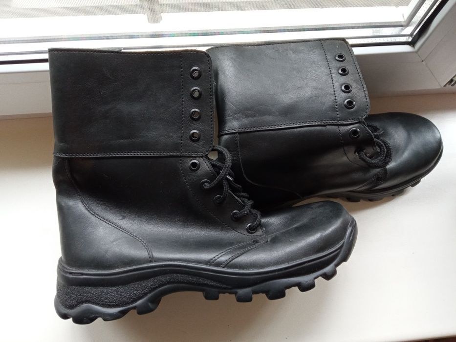 Берцы кожаные демисезон