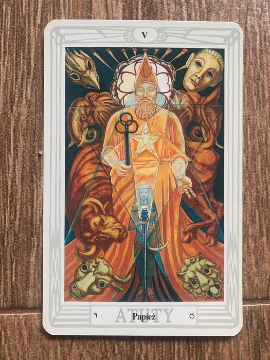 Talia kart Tarot Thota + dwa przewodniki