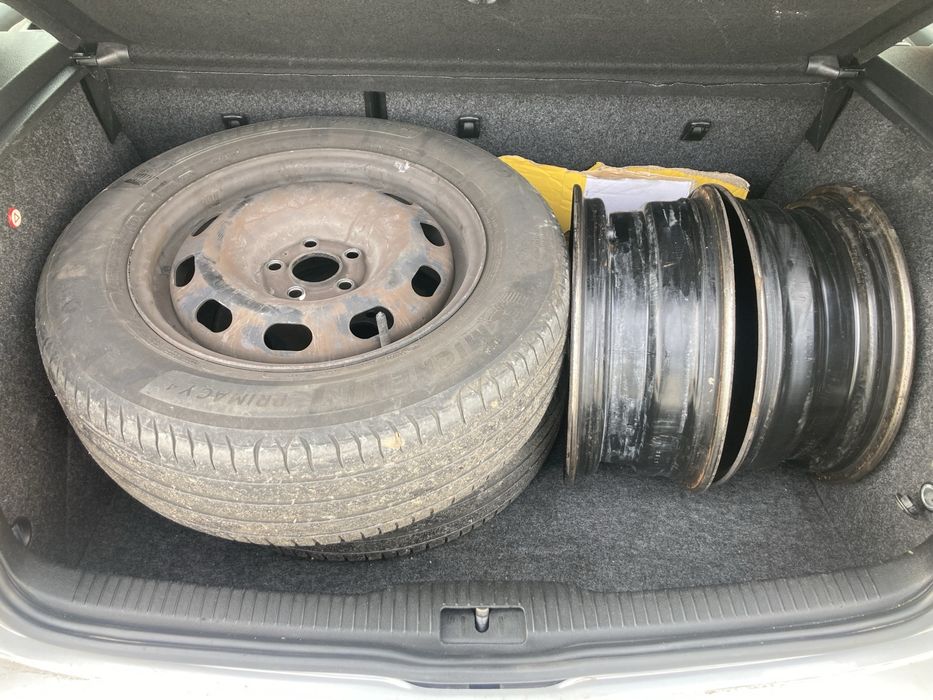 4 jantes de aço VW (15 polegadas) furação 5 x 100