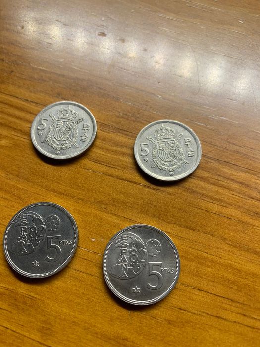 Moedas espanholas Pesetas