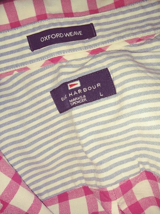 Koszula kratka róż L/Xl