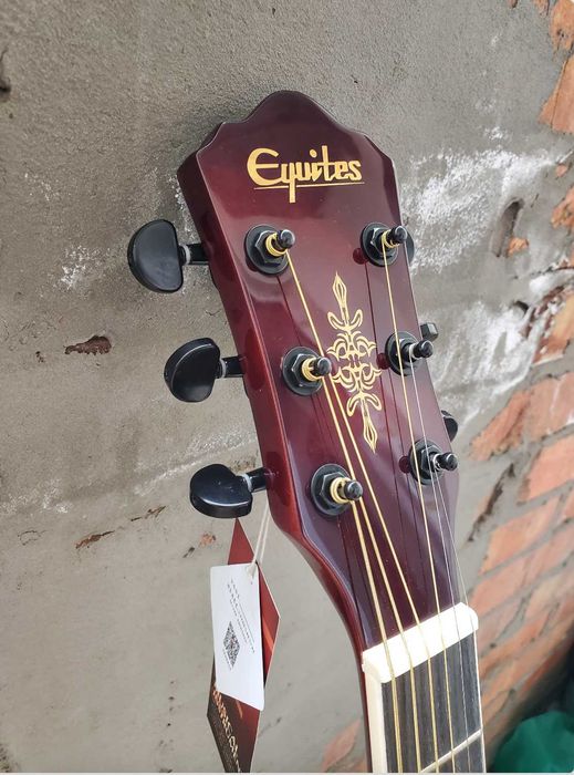 акустическая полноразмерная гитара 4/4 натуральный цвет