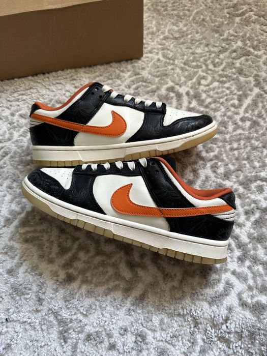 Оригінал! Nike Dunk Low Prm Halloween White/Black Dd3357-100