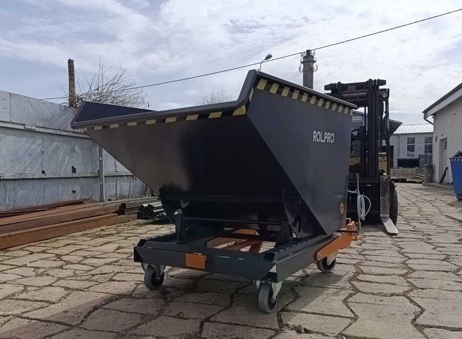 Koleba / Kontener samowyładowczy / Pojemnik metalowy 1100l - PREMIUM!!!
