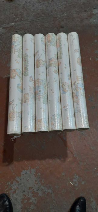 Шпалери для дитячої кімнати ще Югославські. Нові, 6 рулонів.