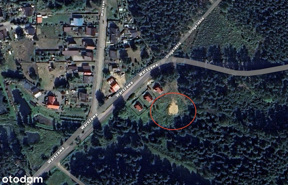 Wierzchy Tleń, działka w spokojnej okolicy przy lesie, Bory Tucholskie