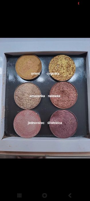 Zestaw cieni pojedynczych Glam Shop