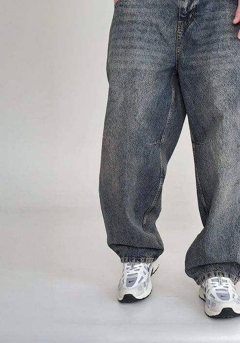 Джинси baggy jeans vintage чоловічі, широкие джинсы мужские rap sk8 XS