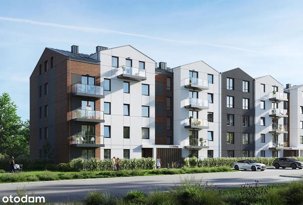 2-pokojowe mieszkanie 42m2 + balkon Bezpośrednio