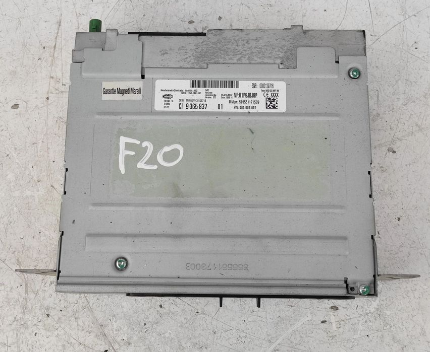 RADIO CZYTNIK NAWIGACJI BMW F06 F07 F10 F11 F15 F20 F21 F30 9365837