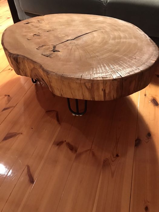 Stół z pnia dębu