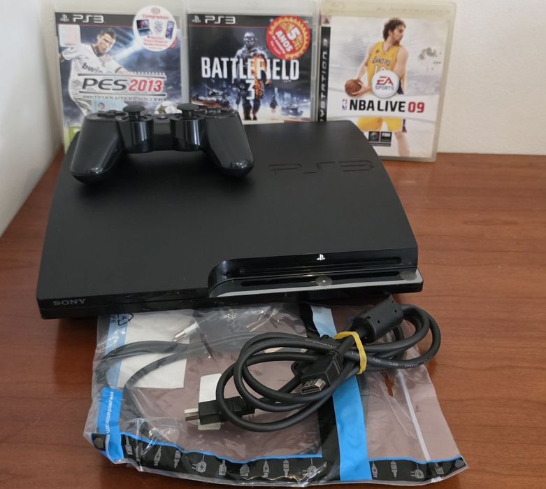 Ps3 Slim 120 Gb conjunto