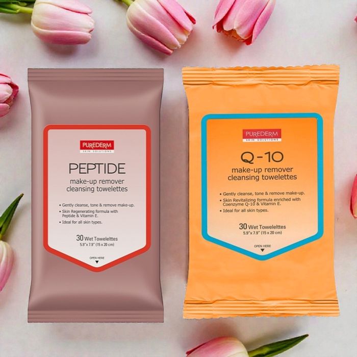 Purederm Q10 Makeup Remover – Chusteczki do Demakijażu 30 szt.
