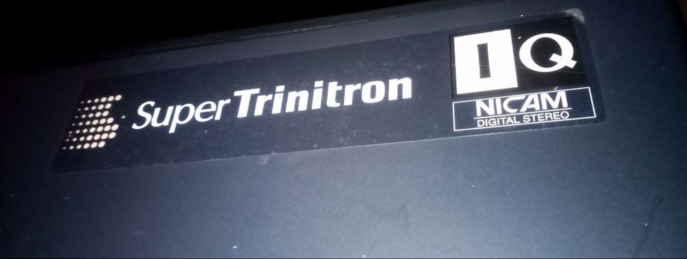 TV Sony black trinitron